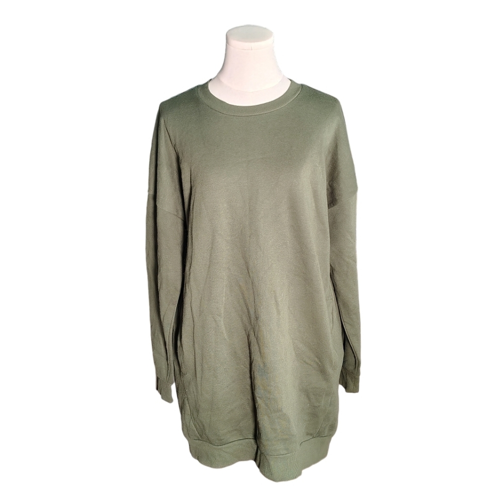 Zenana Outfitters Thick Pocketed Tunic Sweater Dress Size Medium To Large